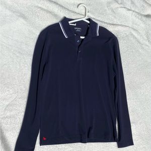UNTUCKit Dark Blue Long Sleeve Polo Never Worn.